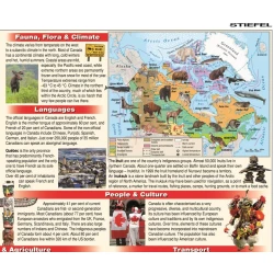 Basic Facts About Canada (Fakty o Kanadzie) - Mapa dwustronna 2 w 1