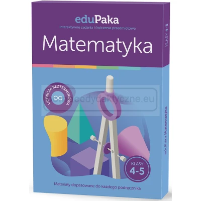 EduPaka MATEMATYKA klasa 4-5: Interaktywne zadania i ćwiczenia przedmiotowe