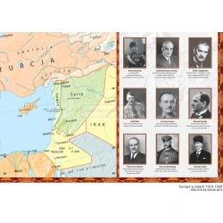 Europa w latach 1919-1939 - mapa ścienna