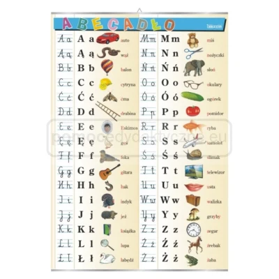 Abecadło - plansza (alfabet)