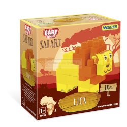 Baby Blocks Safari klocki lew