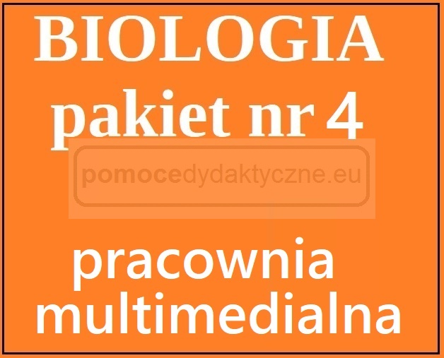  Biologia - Pakiet nr 4 - pracownie multimedialne