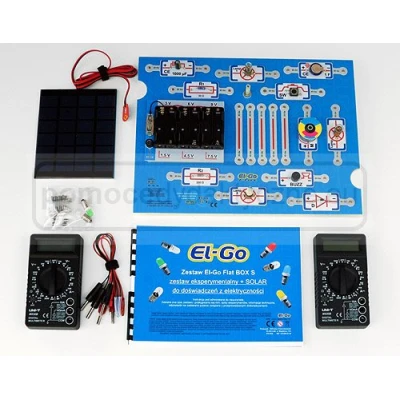 Box S1 +solar - Podstawowe obwody elektryczne z uwzględnieniem techniki solarnej.