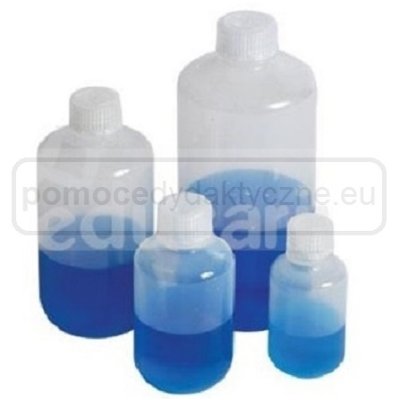 Butelka PP na odczynniki z zakrętką - 250 ml - wąska szyja