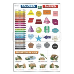 Colours & shapes - plansza - język angielski