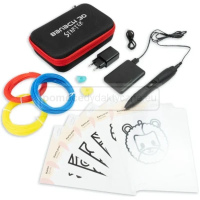 Długopis 3D Banach z kartami pracy i filamentem 7+ 