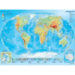 ŚWIAT – zestaw map do pracowni geograficznej /5 szt./