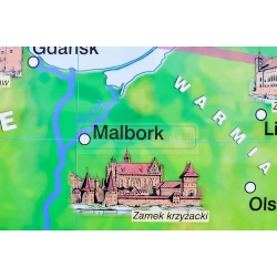Dwustronna mapa ścienna – Polska - Nasza ojczyzna / Województwa