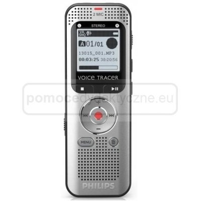 Dyktafon PHILIPS 4GB, pliki WAV/MP3