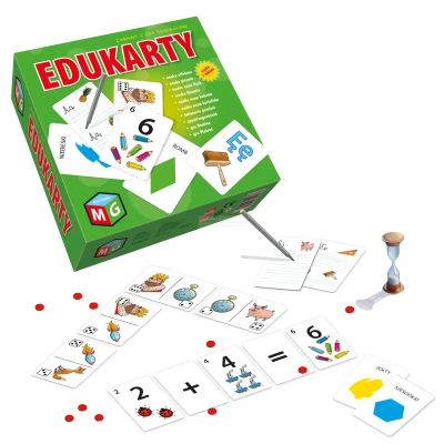 EDUKARTY - gra edukacyjna do nauki alfabetu, czytania, pisania, poznania liczb i liter