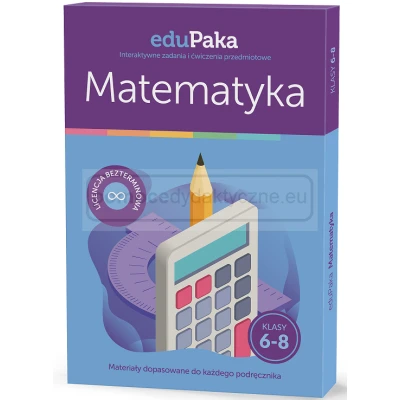 EduPaka MATEMATYKA klasa 6-8: Interaktywne zadania i ćwiczenia przedmiotowe