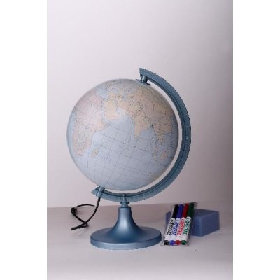 Globus 250 konturowy z objaśnieniem podświetlany 