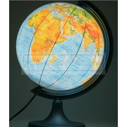 Globus 250 polityczno-fizyczny podświetlany 