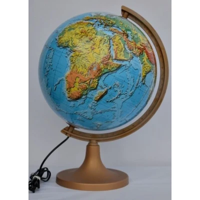 Globus 320 fizyczny 3D podświetlany 