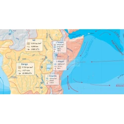 Hydrografia świata - mapa ścienna 