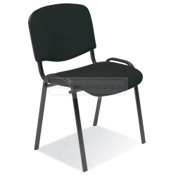 krzesło ISO BLACK, tapicerowane