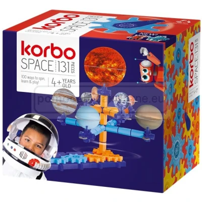 Klocki konstrukcyjne KORBO SPACE 131 - układ słoneczny