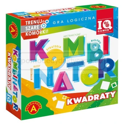Kombinator Kwadraty - IQ GAMES, gra logiczna