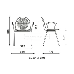 krzesło AMIGO ARM