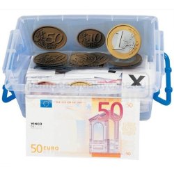 Magnetyczne monety i banknoty EURO - zestaw demonstracyjny