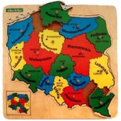 Mapa Polski - puzzle