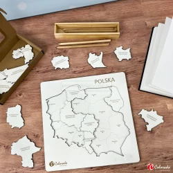 Mapa Polski – Znam swój kraj "puzzle"