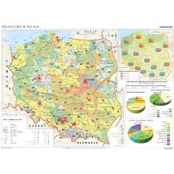 POLSKA – zestaw map do pracowni geograficznej /9 szt./