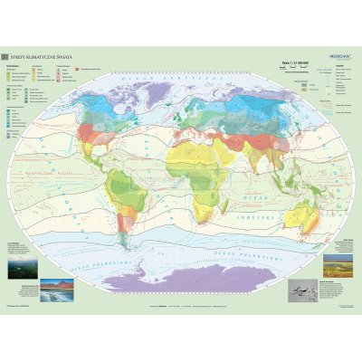 Mapa - Strefy klimatyczne świata