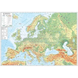 Mapy Polska, Świat i kontynenty /mapy polityczne i fizyczne/- zestaw 12 map do pracowni geograficznej 
