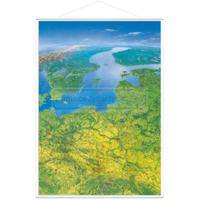 Panorama Polski – mapa ścienna malowana 