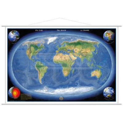 Panorama Świata - mapa ścienna 