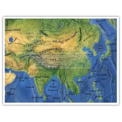 Panorama Świata - mapa ścienna 
