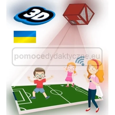 Podłoga interaktywna OMNISFLOOR 3D z pakietem gier polsko-ukraińskich 