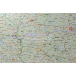 Polska - mapa 3D plastyczna (trójwymiarowa)