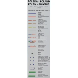 Polska - mapa 3D plastyczna (trójwymiarowa)