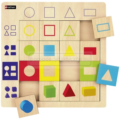 Puzzle logiczne – Figury geometryczne