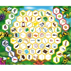 Sadzawka - Pszczółki Gadułki - gra wspomagająca terapię głosek