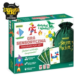 Secret Pocket Tangram Pop Art gra sensoryczna Play&Fun 