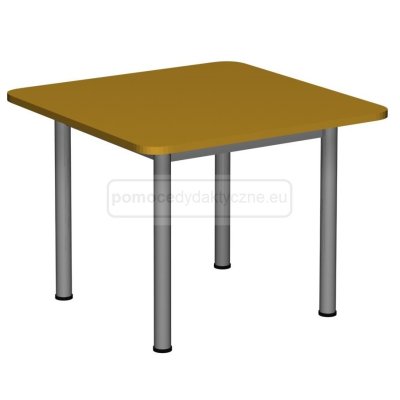 Stół kwadratowy 700x700, nogi metalowe fi40