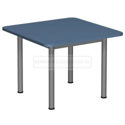 Stół kwadratowy 700x700, nogi metalowe fi40