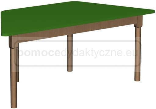 Stół przedszkolny/do żłobka trapezowy 1400x700