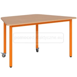 Stół mobilny szkolno-przedszkolny TRAPEZ 1400