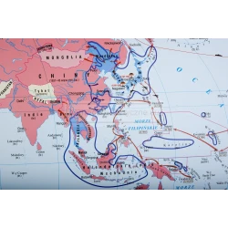 Świat podczas II wojny światowej – dwustronna mapa ścienna