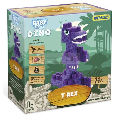 T-rex klocki  Baby Blocks Dino