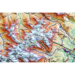 Tatry - mapa 3D plastyczna (trójwymiarowa)