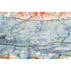 Tatry - mapa 3D plastyczna (trójwymiarowa)