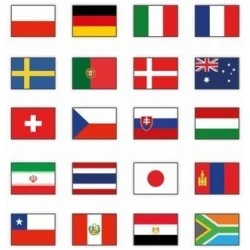 Mata Edukacyjna FLAGI Mapa Świata, GRA EDUKACYJNA XL - DOSTĘPNOŚĆ II połowa maja 2024