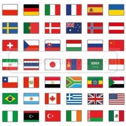 Mata Edukacyjna FLAGI Mapa Świata, GRA EDUKACYJNA XL - DOSTĘPNOŚĆ II połowa maja 2024