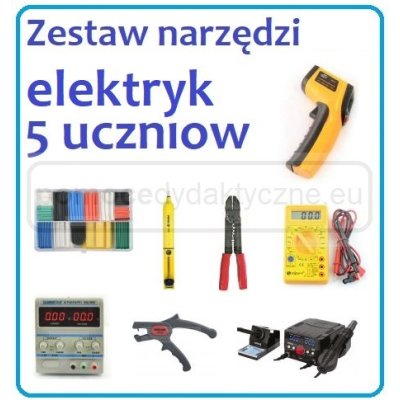 Zestaw narzędzi - ELEKTRYK - 5 uczniów