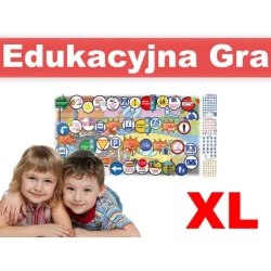 Znaki Drogowe i Dobre wychowanie. GRA edukacyjna XL-XXL
